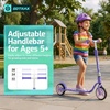 image:imageGotrax KS8 Kick Scooter for Kids 5 Large 8 Wheels and Height Adjustable Handlebar Sturdy Wide Deck amp Rear Brake Detachable for Easy Storage 2 Wheels Kids Scooter Gift for Boys amp GirlPurple