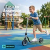 image:imageGotrax KS8 Kick Scooter for Kids 5 Large 8 Wheels and Height Adjustable Handlebar Sturdy Wide Deck amp Rear Brake Detachable for Easy Storage 2 Wheels Kids Scooter Gift for Boys amp GirlMatte Black