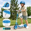 image:imageGotrax KS8 Kick Scooter for Kids 5 Large 8 Wheels and Height Adjustable Handlebar Sturdy Wide Deck amp Rear Brake Detachable for Easy Storage 2 Wheels Kids Scooter Gift for Boys amp GirlSky Blue