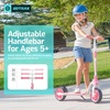 image:imageGotrax KS8 Kick Scooter for Kids 5 Large 8 Wheels and Height Adjustable Handlebar Sturdy Wide Deck amp Rear Brake Detachable for Easy Storage 2 Wheels Kids Scooter Gift for Boys amp GirlPink