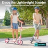 image:imageGotrax KS8 Kick Scooter for Kids 5 Large 8 Wheels and Height Adjustable Handlebar Sturdy Wide Deck amp Rear Brake Detachable for Easy Storage 2 Wheels Kids Scooter Gift for Boys amp GirlGreen