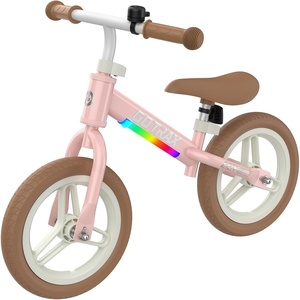 image:imageGotrax KS12 Balance Bike for 25 12 Toddlers Push Bike with LED Light Adjustable Seat amp Handlebar FlatFree Tires amp Easy Assembly Kids Bicycle Lightweight amp No Pedal Gift for Boys GirlsPink